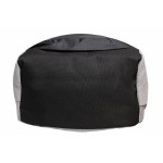 Aqsa ALB54 Stylish Laptop Bag (Black and Grey)